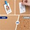 4 Pack Extra Thick 12x12 Inches Cork Board Tiles for Home Office Decor (Brown)